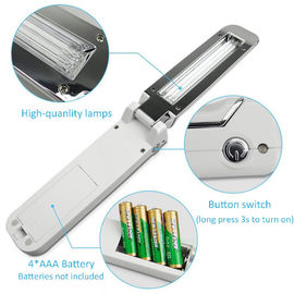 電池式手持ち型の携帯用紫外消毒ランプ4XAAA